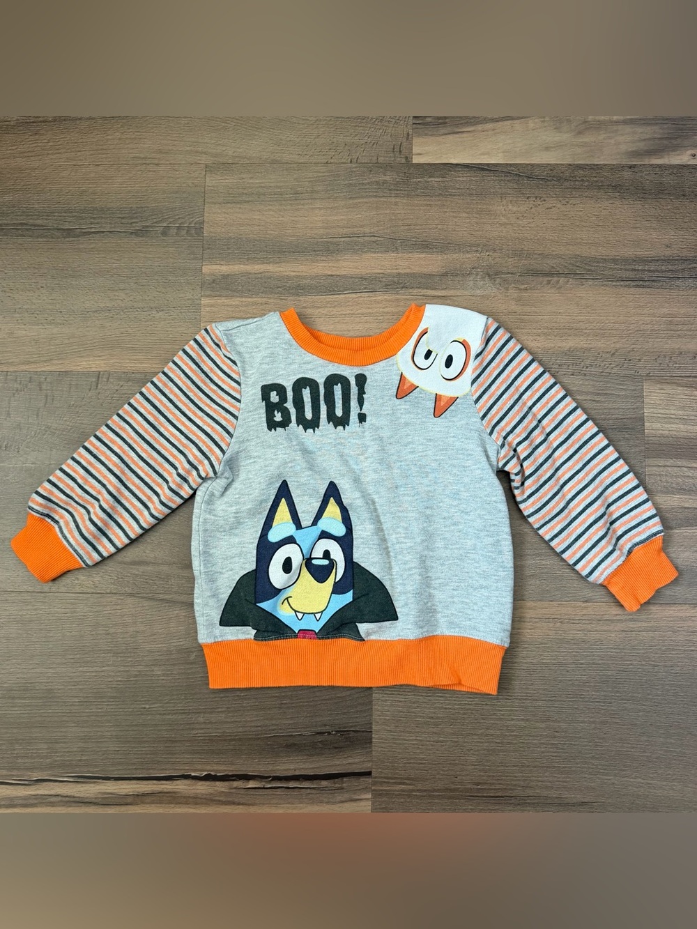 Bluey Toddler Boys' Bingo & Bluey Halloween Crewneck Sweatshirt Size 3T